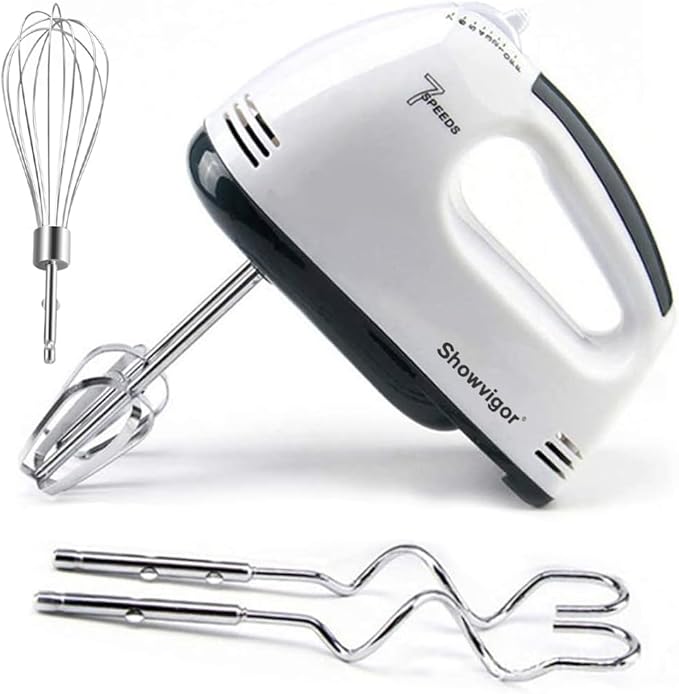 Handmixer Electric Handheld - 7 Speed Portable