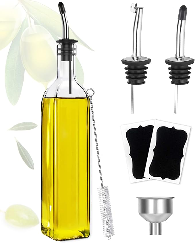 Olive Oil Dispenser Bottle, Oil and Vinegar Cruet